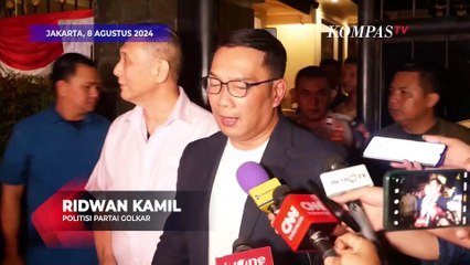 Ridwan Kamil Beberkan Isi Pertemuan Usai Kunjungi Rumah Ketum Golkar Airlangga