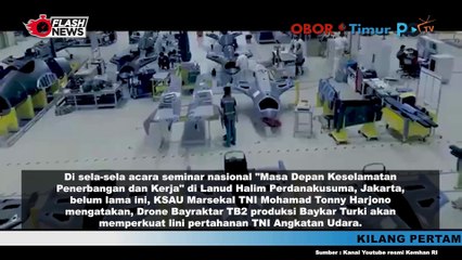 Drone Bayraktar TB2 Perkuat Lini Pertahanan TNI AU