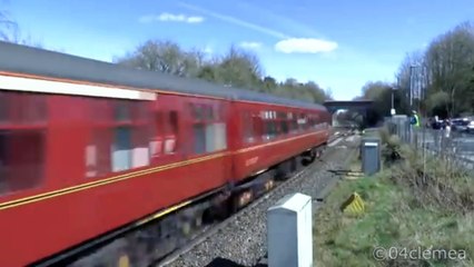 Steam Engine Train on fire