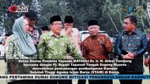 Akbar Tandjung Resmikan Pencangangan Pembangunan Kampus Sekolah Tinggi Agama Islam di Barus, Tapanuli Tengah