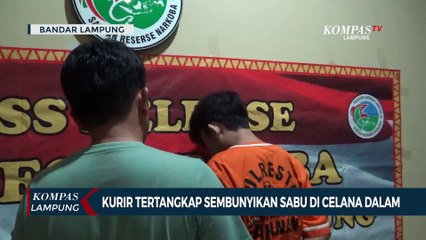 Simpan Narkoba di Balik Celana Dalam, Kurir Dibekuk Polisi!