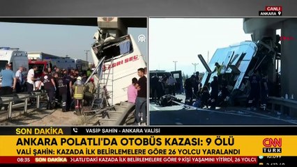 SON DAKİKA HABERİ... Ankara'da 9 kişinin can verdiği kaza neden oldu? Vali Şahin'den ilk açıklama