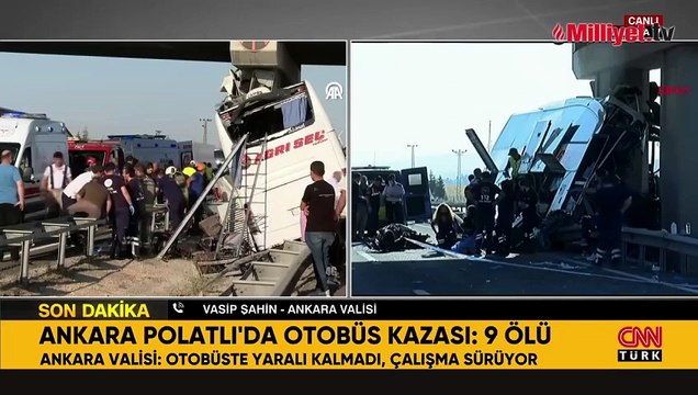 Ankara Valisi Vasip Şahin kaza ile ilgili açıklamalarda bulundu