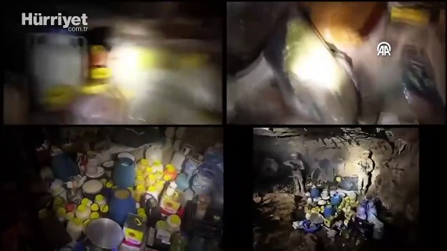 Gürz-5 operasyonlarında bölücü terör örgütüne ait 76 sığınak ve barınma alanı imha edildi