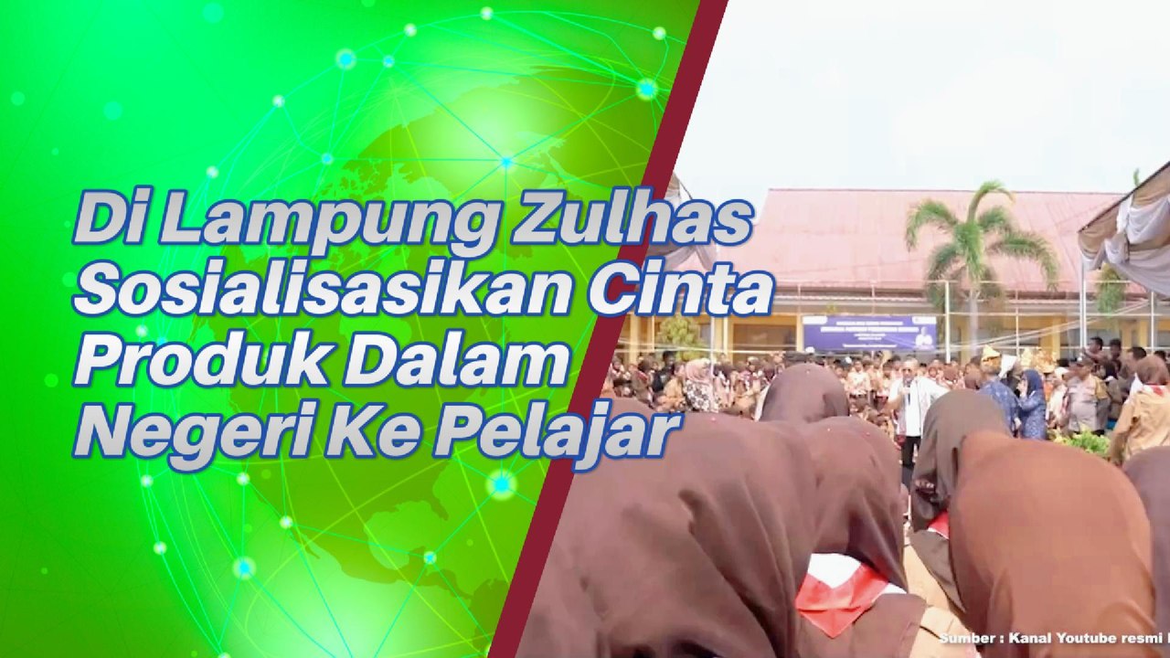 Zulhas Sosialisasikan Cinta Produk Indonesia Di Kalangan Pelajar Lampung Selatan