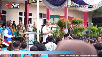 Mendag Zulkifli Hasan Ajak Pelajar Lampung Cintai Produk Dalam Negeri