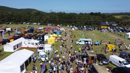 Watch a video of the Royal Manx Agricultural Show 2024 from the air