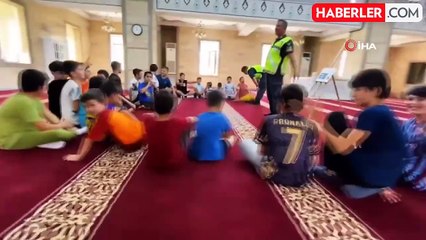 Jandarmadan 15 camide 210 Kur'an kursu öğrencisine trafik eğitimi