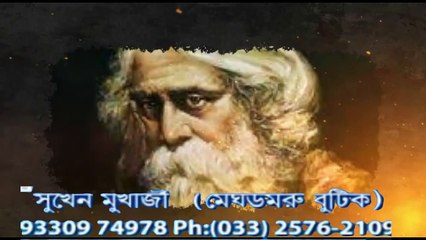 Amar Nishitho rater badolo dhara  Rabindra Sangeet karaoke with Lyrics