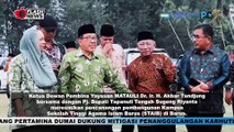 AKBAR TANDJUNG RESMIKAN PENCANGANGAN PEMBANGUNAN KAMPUS SEKOLAH TINGGI AGAMA ISLAM DI BARUS, TAPANULI TENGAH