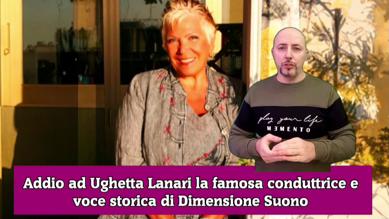 Addio ad Ughetta Lanari la famosa conduttrice e voce storica di Dimensione Suono
