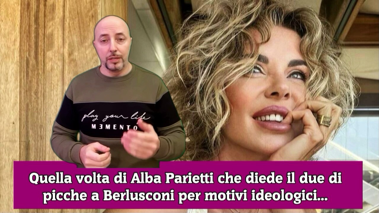 Quella volta di Alba Parietti che diede il due di picche a Berlusconi per motivi ideologici...