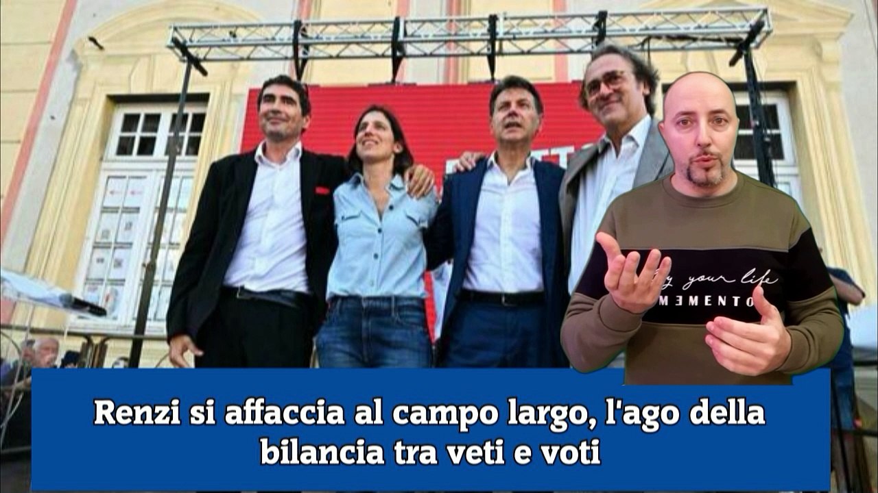 Renzi si affaccia al campo largo, l'ago della bilancia tra veti e voti