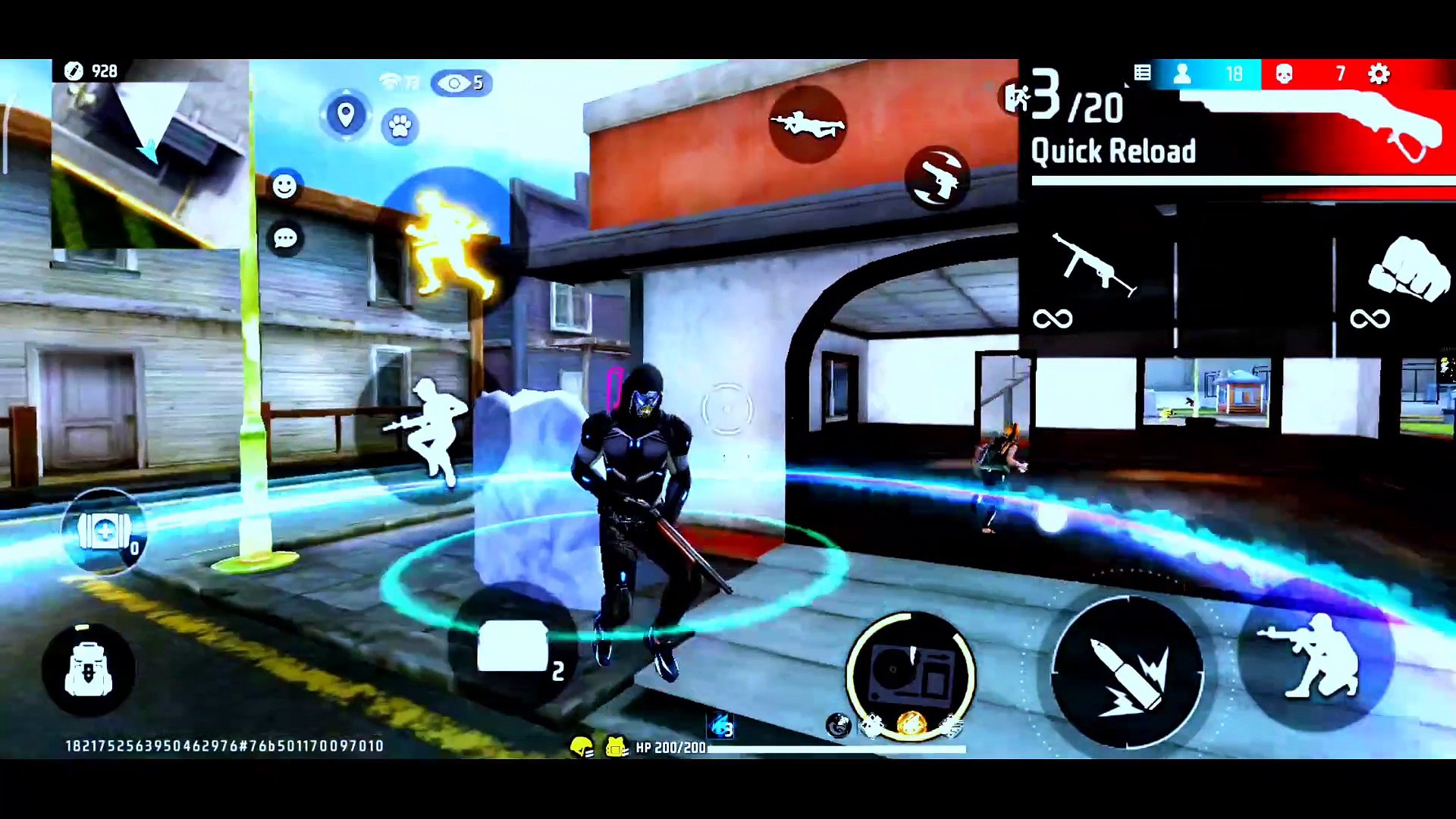 ⁣Free fire gaming with pm40