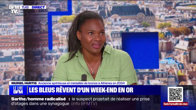 Athlétisme français aux JO: J'espère qu'on va aller chercher les médailles qui nous manquent , désire Muriel Hurtis, ancienne sprinteuse