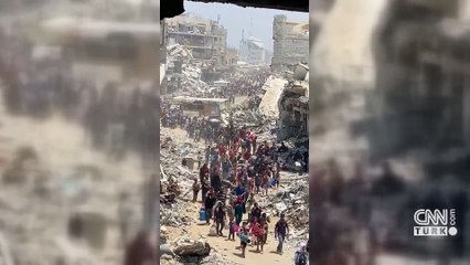 Film seti değil gerçek! Filistinli değil insanlık ölüyor...
