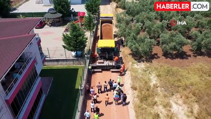 Osmangazi'de seçimin ardından 26 bin ton asfalt döküldü