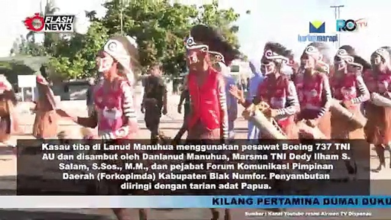 Kunker ke Lanud Manuhua Papua, Kasau Marsekal TNI M Tonny Harjono Tinjau Kesiapan Satuan
