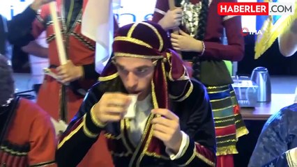 En Hızlı Çay İçme Yarışmasında Şampiyon Oldu