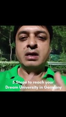 Steps to Reach your Dream Destination Germany. #studyingermany   #ausbildung #topuniversities