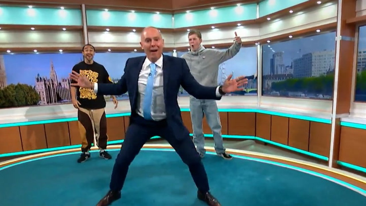 Robert Rinder shocks Good Morning Britain colleagues by breakdancing live on air