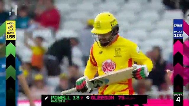 Rashid Khan MASTERCLASS _ Trent Rockets vs London Spirit Highlights