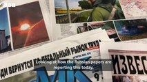 Russian newspapers' reactions to Ukrainian attack in Kursk