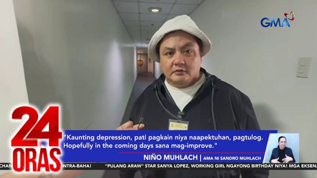 Sandro Muhlach, nakakaranas daw ng depression ayon sa kanyang amang si Niño Muhlach | 24 Oras