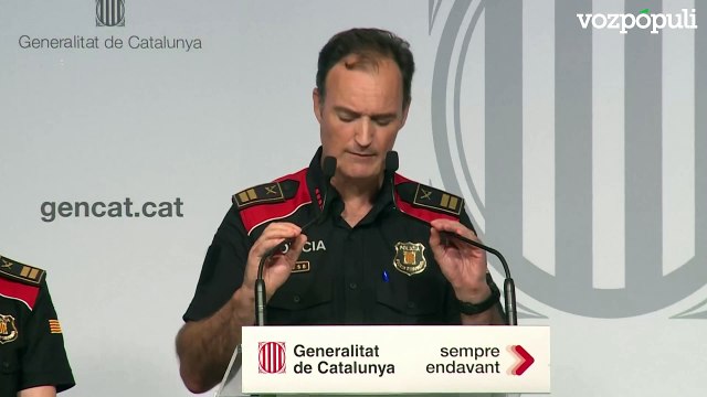 El comisario Eduard Sallent (Mossos): “Cualquier agente que se acredite que ha participado en la huida o en la llegada de Puigdemont será detenido