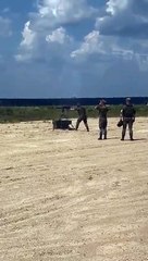 Ce fusil de guerre a beaucoup trop de recul