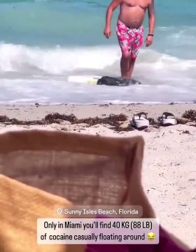 Ce touriste découvre une valise de 40kg de cocaïne sur la plage