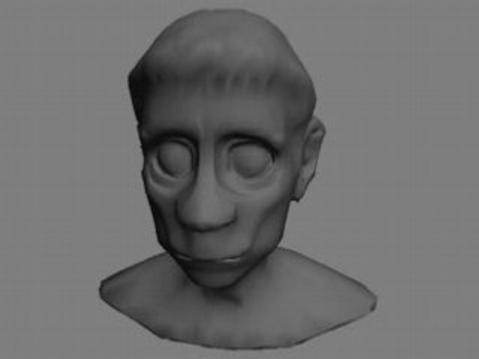 rex - character sculpture turnaround