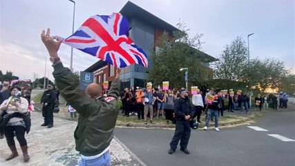 Two arrested during clashes with anti-racism protesters in Chatham