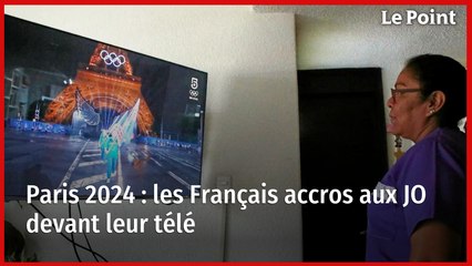 Paris 2024 : les Français accros aux JO devant leur télé