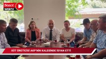 Süt üreticisi AKP'nin kalesinde isyan etti