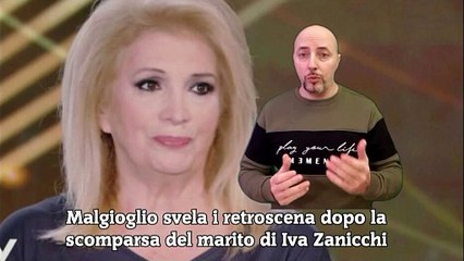 Malgioglio svela i retroscena dopo la scomparsa del marito di Iva Zanicchi