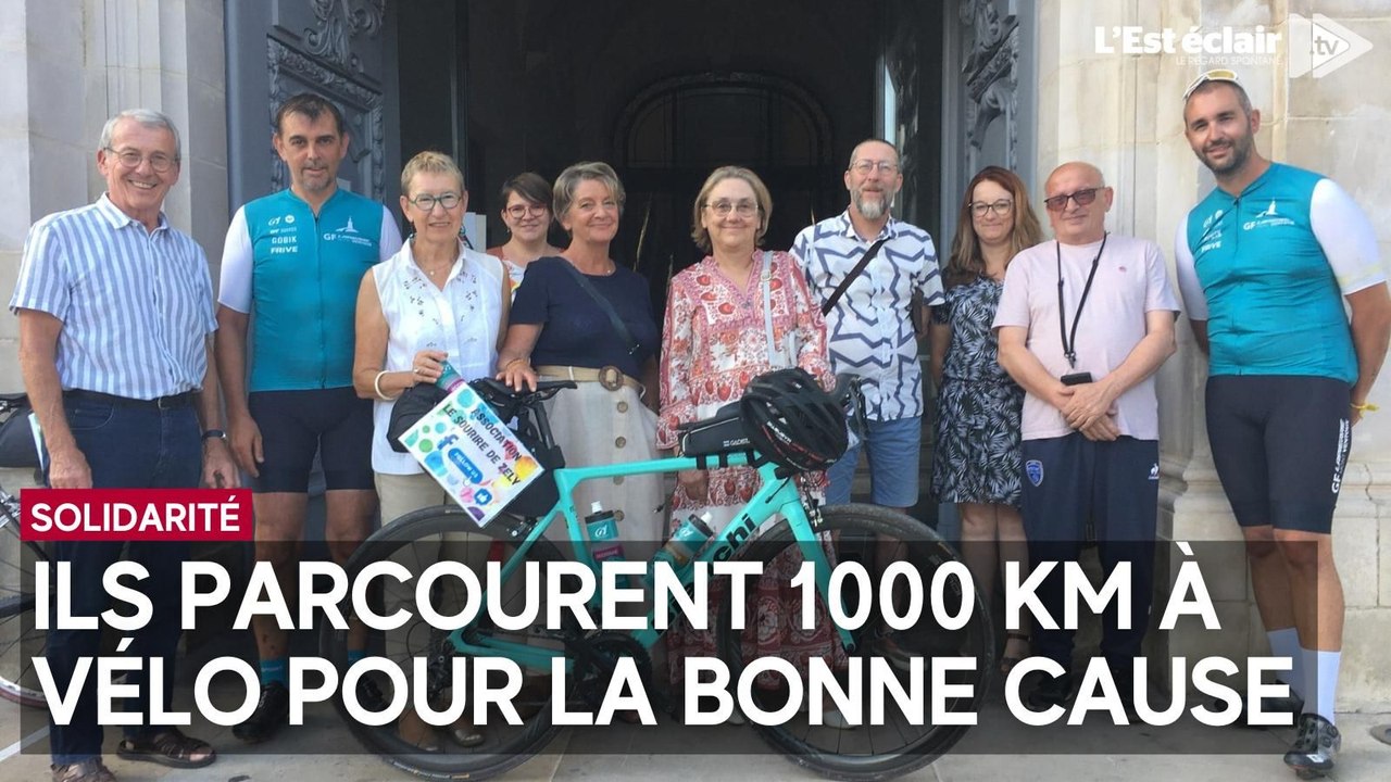 Étape à Troyes pour l’association Le sourire de Zély