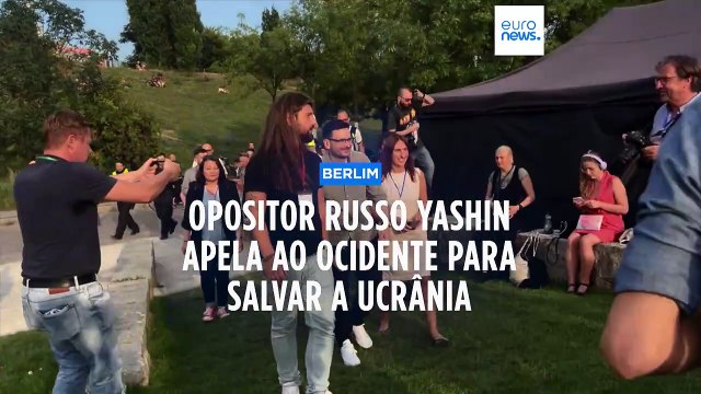 Ilya Yashin, figura da oposição russa, apela ao Ocidente para que ajude a Ucrânia