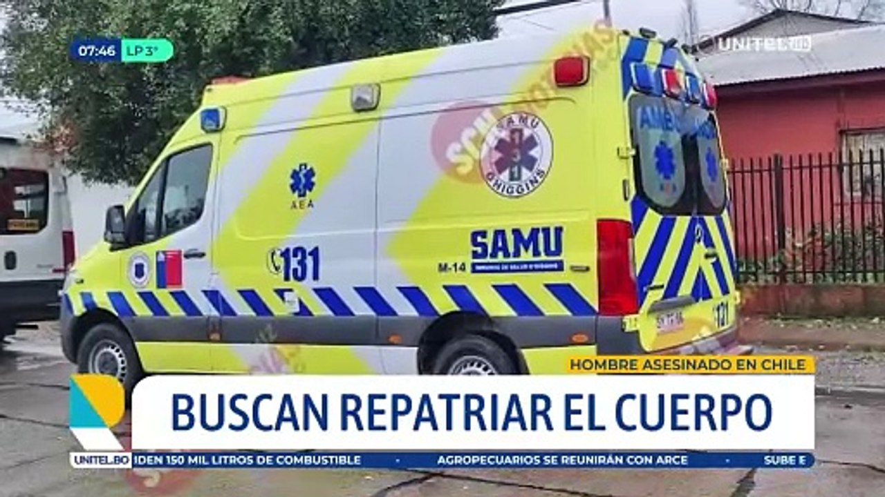 Boliviano fue asesinado en Chile, su familia presume que fue por robarle sus ahorros