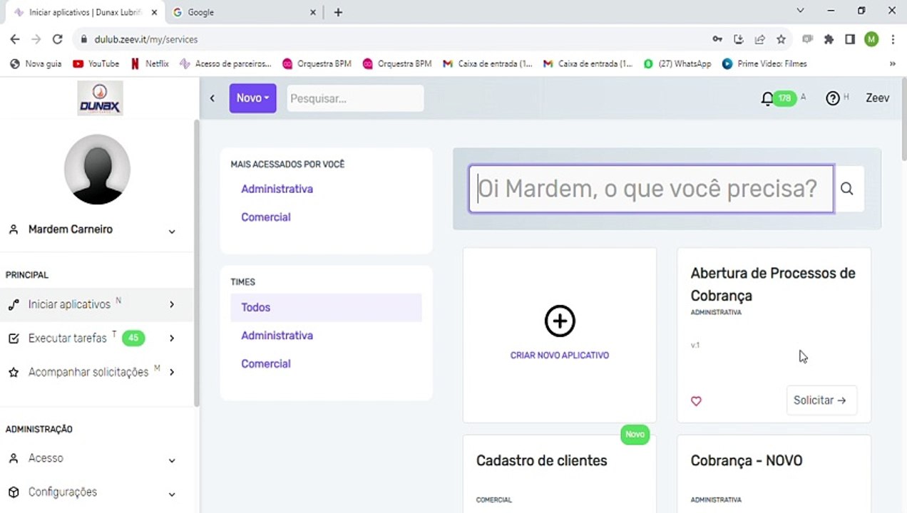 Solicitação Baixa de avaria DP V2