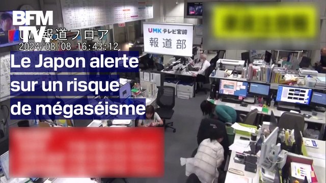 Le Japon met en garde la population contre un risque de mégaséisme qui pourrait toucher le pays