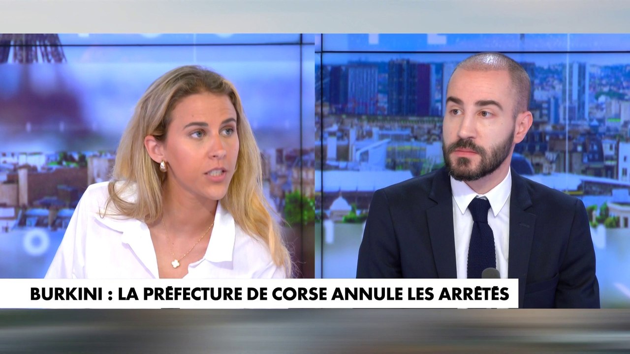 Échange entre Sarah Saldmann et Amaury Brelet sur la question du port du burkini à la plage
