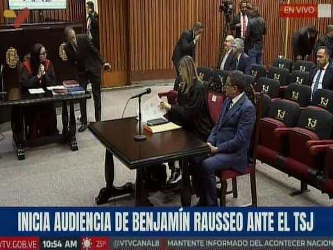 Inicia audiencia de comparecencia del excandidato presidencial Benjamín Rausseo ante el TSJ