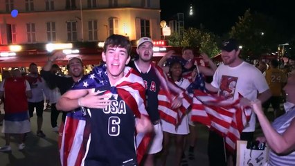 US fans celebrate as men's Olympic basketball team reaches final