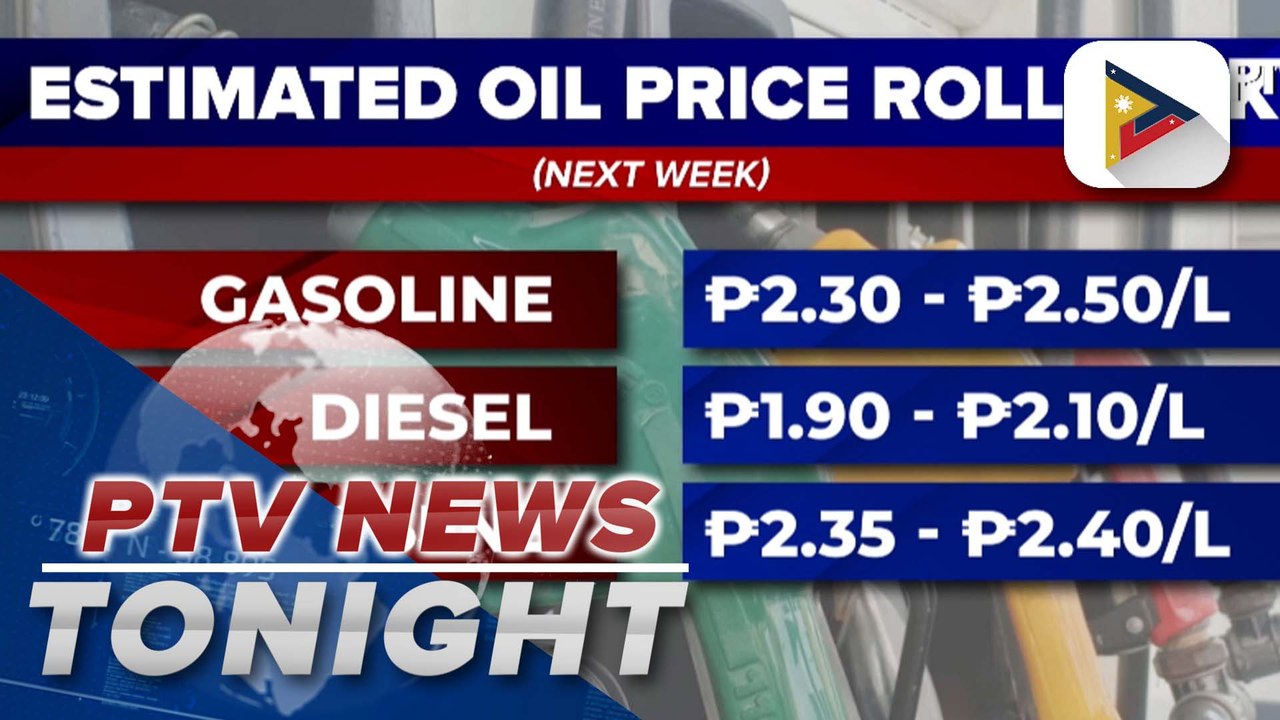 Pump prices rollback seen next week