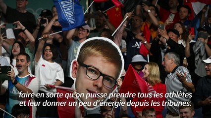 Allez les Bleus! Les supporters qui mettent l'ambiance en tribunes aux JO