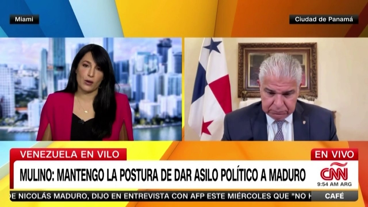 Presidente Mulino está dispuesto a dar asilo político temporal a Nicolás Maduro