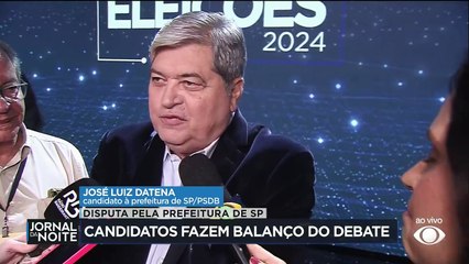 "Me causou um prejuízo", diz Datena sobre Nunes após o debate