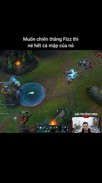 Muốn chiến thắng Fizz thì né hết cá mập của nó #fizz #veigar #leagueoflegends #shorts