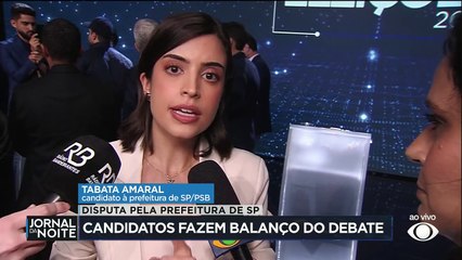"Nenhum deles têm coragem de perguntar para mim", diz Tabata Amaral após debate